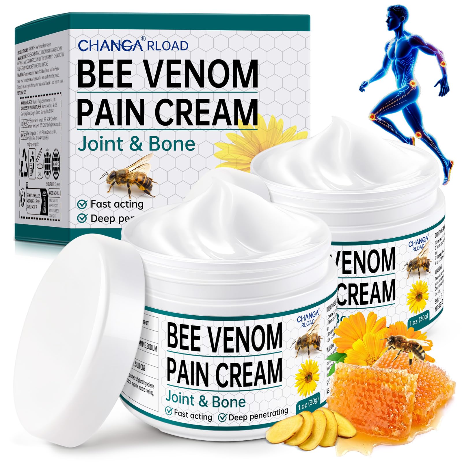 CHANGARLOAD New Zealand Bee Cream product jar